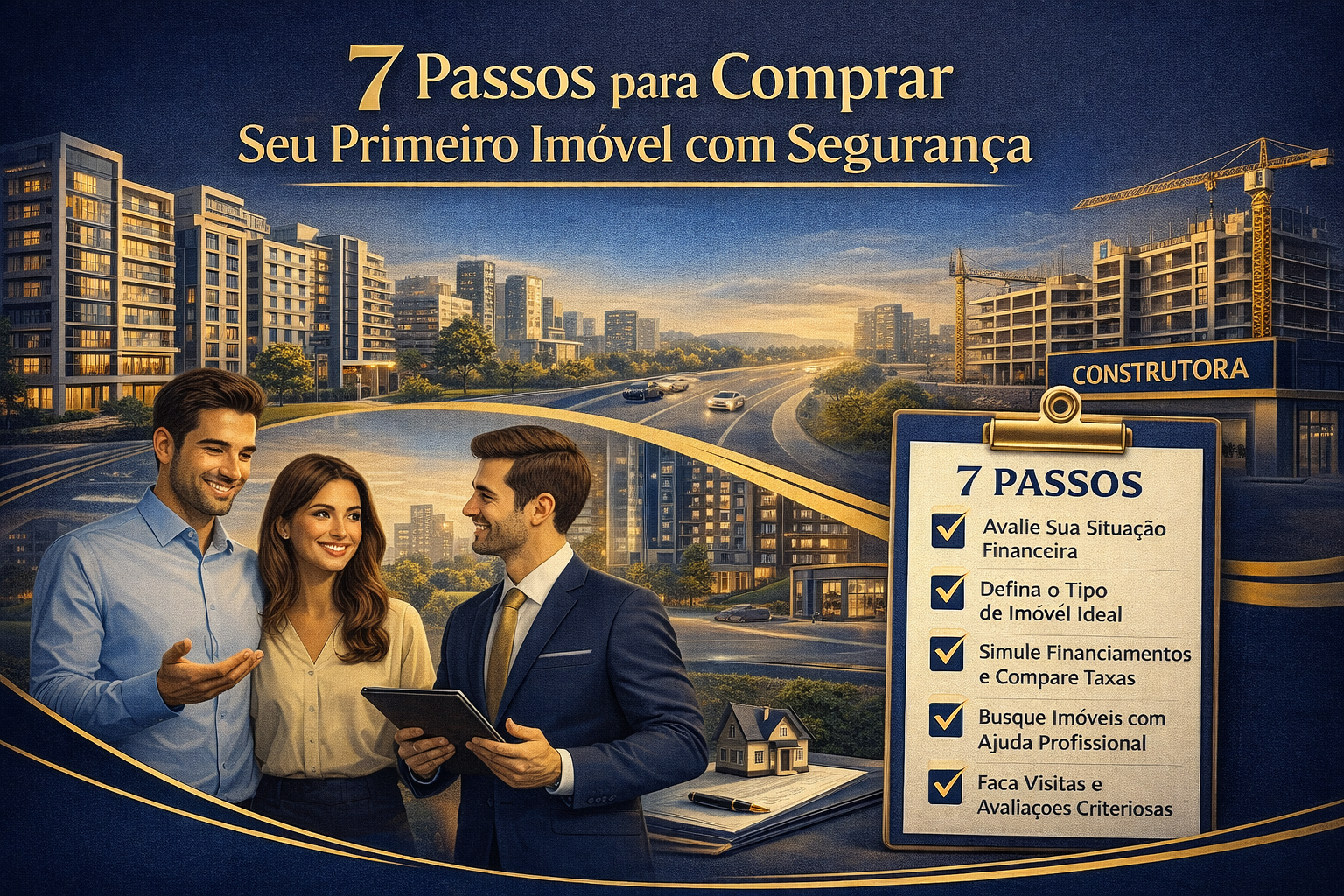 Comprar o primeiro imóvel é um grande marco na vida de qualquer pessoa. Por outro lado, junto com a empolgação, surgem dúvidas, incertezas e até receios. Afinal, trata-se de um investimento alto, que envolve burocracias e exige planejamento.
