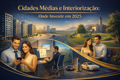 O mercado imobiliário passou anos focado nos grandes centros urbanos. Contudo, em 2025 esse cenário se altera. Com efeito, o aumento do custo de vida nas metrópoles, a popularização do home office e o avanço da infraestrutura nas cidades menores fazem das chamadas cidades médias o novo centro de atenção do setor.