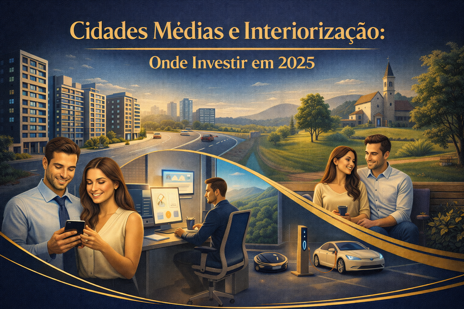 O mercado imobiliário passou anos focado nos grandes centros urbanos. Contudo, em 2025 esse cenário se altera. Com efeito, o aumento do custo de vida nas metrópoles, a popularização do home office e o avanço da infraestrutura nas cidades menores fazem das chamadas cidades médias o novo centro de atenção do setor.