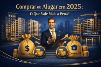 Comprar ou alugar um imóvel? Essa dúvida acompanha milhões de brasileiros — especialmente em momentos de juros altos e incertezas econômicas.